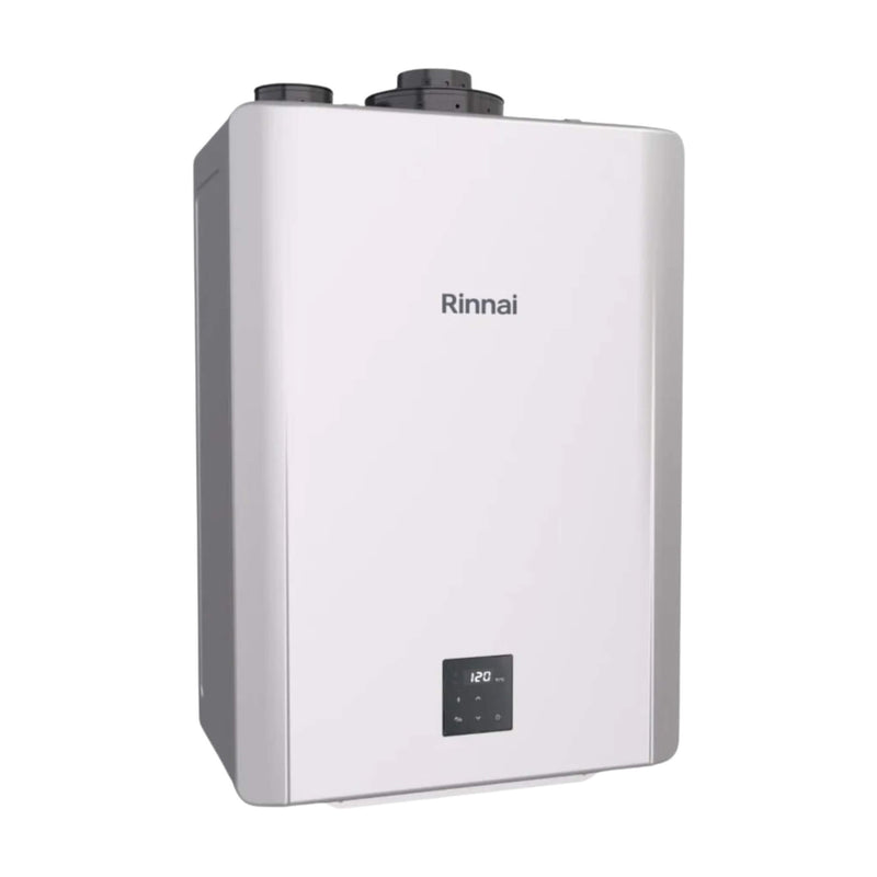 Rinnai Sensei 9 GPM 160K BTU Condensing Smart Sense Tankless Water Heater [351-RX160IN] (SAK69107) SAKSBY - Front Right View