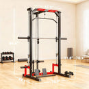Rovix All-In-One Home Gym Squat Rack With Pull Up And Lat System (SAK95431) - Saksby Wholesale - Dimensions