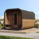 SaunaLife Model CL12GCP Cube-Series Outdoor 8-Person Home Sauna Kit [CL12GCP] (SAK38741)