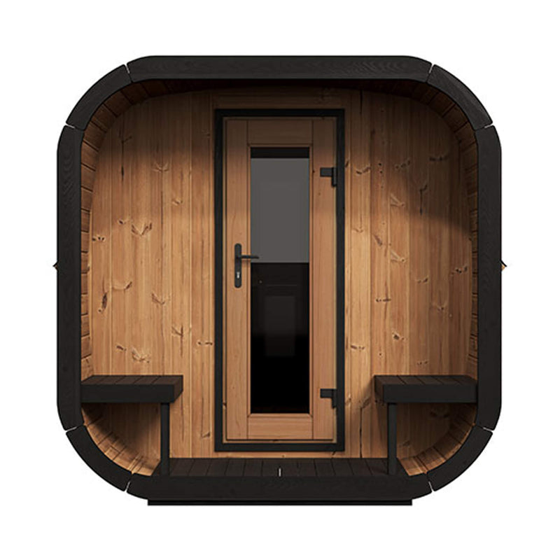 SaunaLife Model CL12GCP Cube-Series Outdoor 8-Person Home Sauna Kit [CL12GCP] (SAK38741)