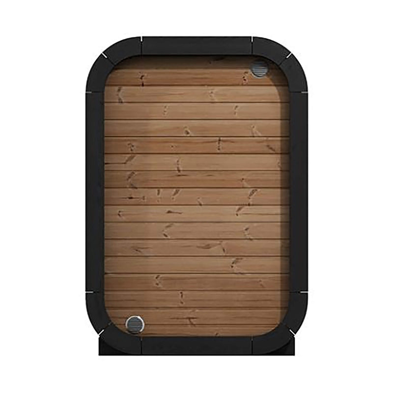 SaunaLife Model CL3G Cube Series Outdoor 2-Person Home Sauna Kit - Back View