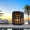 SaunaLife Model CL3G Cube Series Outdoor 2-Person Home Sauna Kit - Lifestyle Beside Pool