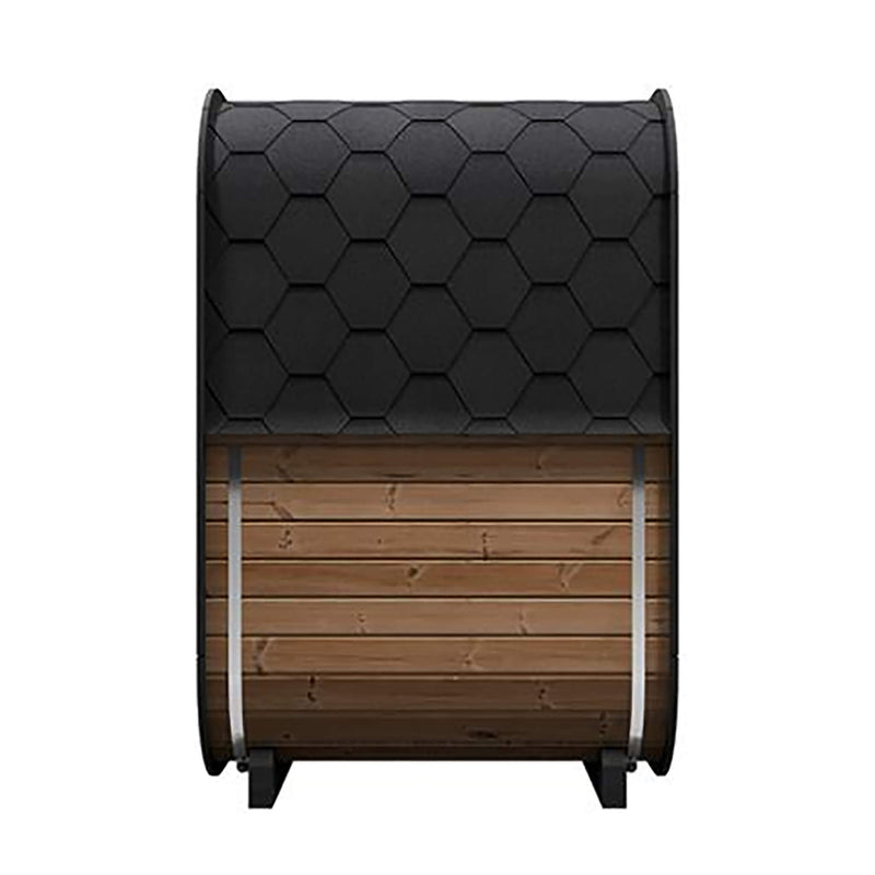 SaunaLife Model CL3G Cube Series Outdoor 2-Person Home Sauna Kit - Side View