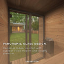 SaunaLife Model GL4 Luxury-Series Outdoor 4-Person Home Sauna Kit [GL4] (SAK21633) - Saksby Wholesale - Features View