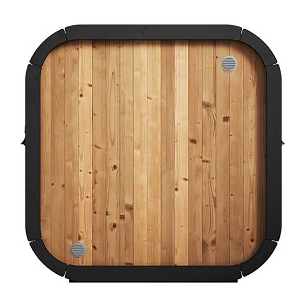 SaunaLife Model CL4G 3-Person Cube-Series Luxury Wooden Outdoor Home Sauna Kit [SL-MODELCL4G] (SAK92610)