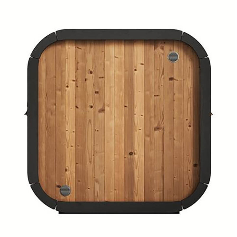 SAUNALIFE Model CL5G 4-Person Cube-Series Luxury Wooden Outdoor Home Sauna Kit - Model CL5G (SAK91835)
