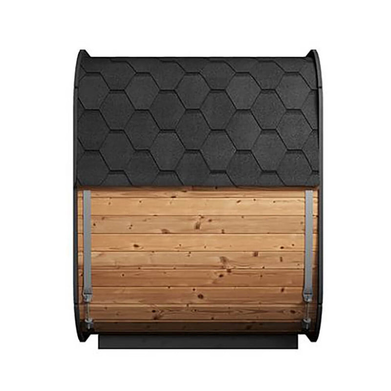 SAUNALIFE Model CL5G 4-Person Cube-Series Luxury Wooden Outdoor Home Sauna Kit - Model CL5G (SAK91835)