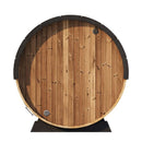 SAUNALIFE Model EE8G ERGO Series 6-Person Outdoor Sauna Barrel With Tempered Glass Front - SL-MODELEE8G (SAK95812)