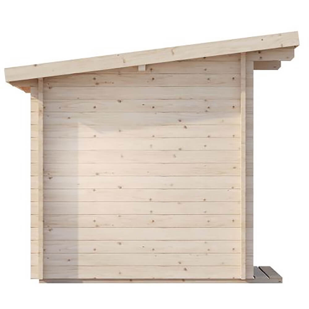 SaunaLife Model G4 6-Person Garden-Series Luxury Wooden Outdoor Home Sauna Kit [SL-MODELG4] (SAK92514)