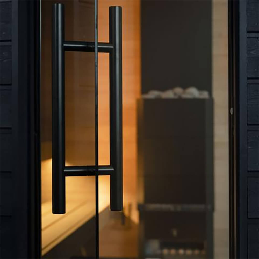 SaunaLife Model G6 5-Person Pre-Assembled Luxury Wooden Outdoor Home Sauna [SL-MODELG6] (SAK39518)