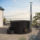 SAUNALIFE Model S4B 6-Person Home Wood-Burning Hot Tub [SL-MODELS4] (SAK72531)