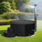 SAUNALIFE Model S4B 6-Person Home Wood-Burning Hot Tub [SL-MODELS4] (SAK72531)