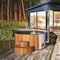 SAUNALIFE Model S4N 6-Person Home Wood-Burning Hot Tub [ SL-MODELS4N] (SAK28371)