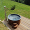 SAUNALIFE Model S4N 6-Person Home Wood-Burning Hot Tub [ SL-MODELS4N] (SAK28371)