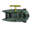 Sea Eagle 1 Person Frameless Pontoon Inflatable Fishing Boat, 9FT [285FPB] (SAK93163) SAKSBY - Fish Ruler View