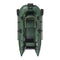 Sea Eagle 1 Person Frameless Pontoon Inflatable Fishing Boat, 9FT [285FPB] (SAK93163) SAKSBY - U Frame Design View