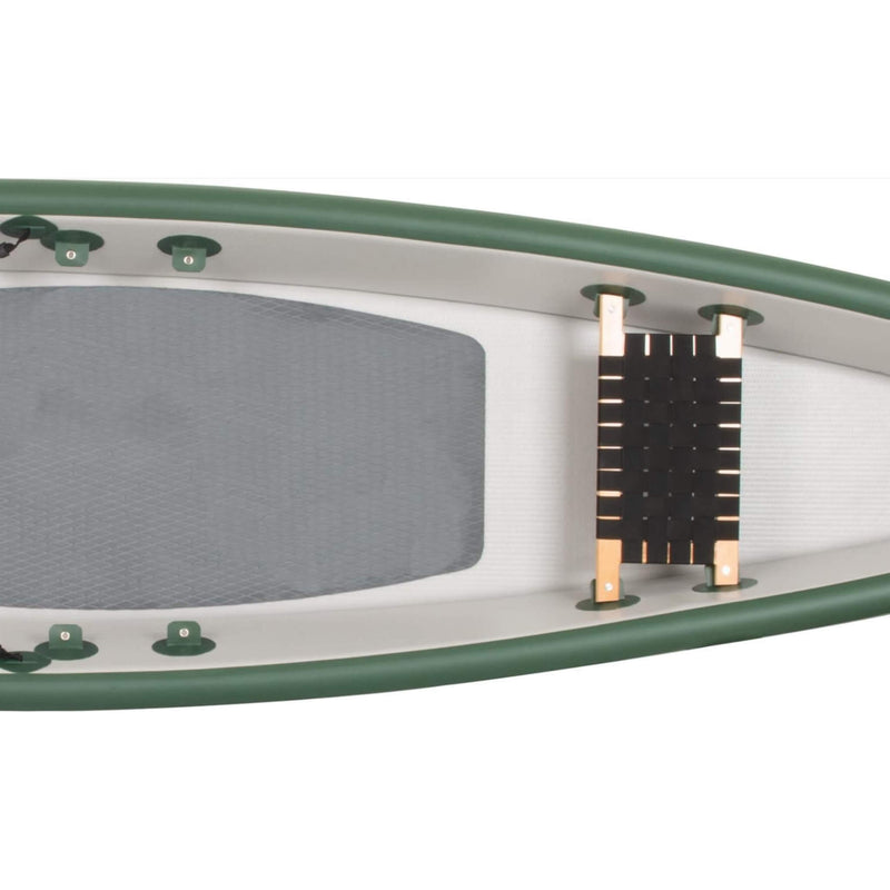 Sea Eagle 3 People TC16 High Pressure All Drop Stitch Inflatable Travel Canoe, 16FT [TC16] (SAK43086) SAKSBY - Deck Pads View