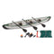 Sea Eagle 3-People TC16 High Pressure All Drop Stitch Inflatable Travel Canoe, 16FT [TC16] (SAK43086)