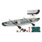 Sea Eagle 3-People TC16 High Pressure All Drop Stitch Inflatable Travel Canoe, 16FT [TC16] (SAK43086)