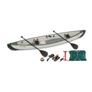 Sea Eagle 3-People TC16 High Pressure All Drop Stitch Inflatable Travel Canoe, 16FT [TC16] (SAK43086)