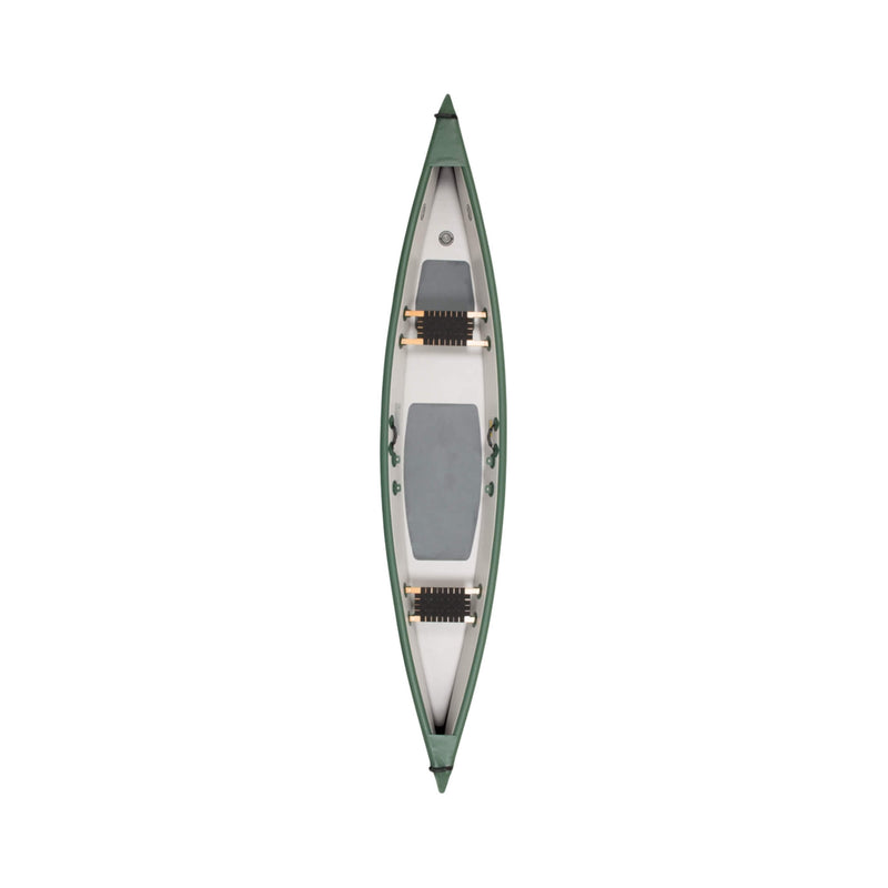 Sea Eagle 3 People TC16 High Pressure All Drop Stitch Inflatable Travel Canoe, 16FT [TC16] (SAK43086) SAKSBY - Upper View