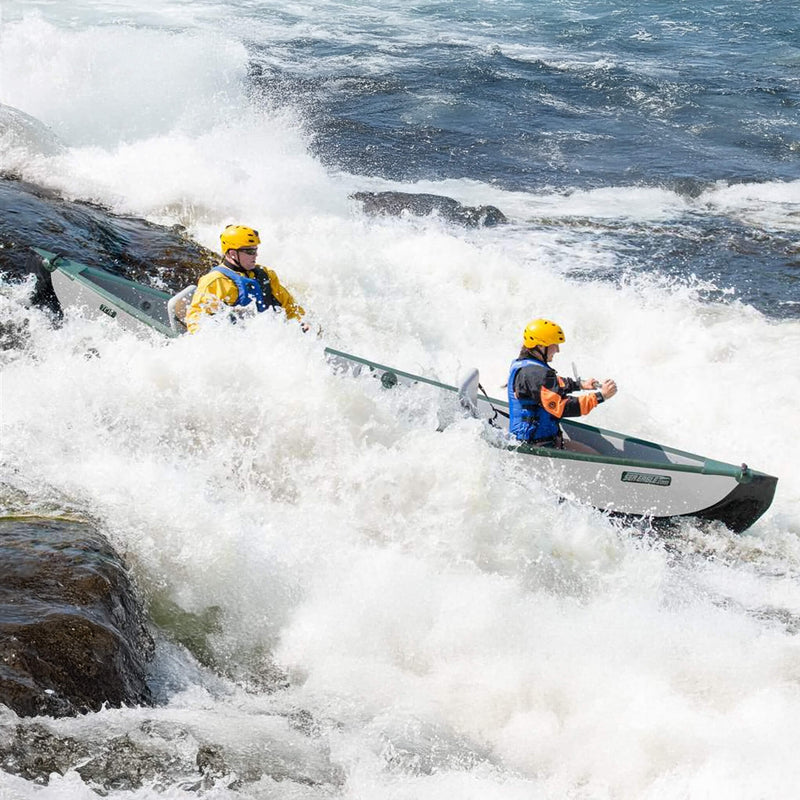 Sea Eagle 3 People TC16 High Pressure All Drop Stitch Inflatable Travel Canoe, 16FT [TC16] (SAK43086) SAKSBY - Lifestyle View
