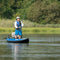 Man Fishing From A Kayak On A Calm Lake With Trees In The Background - Saksby Wholesale