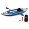 Inflatable Kayak With Paddle, Pump, And Bag On A White Background - Saksby Wholesale