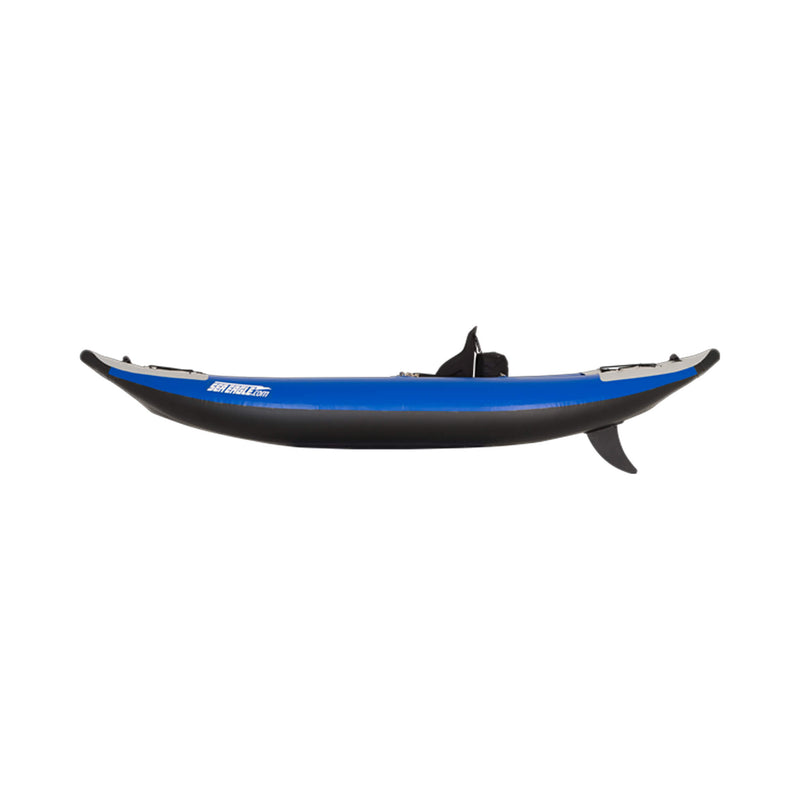 Blue And Black Kayak On A White Background - Saksby Wholesale