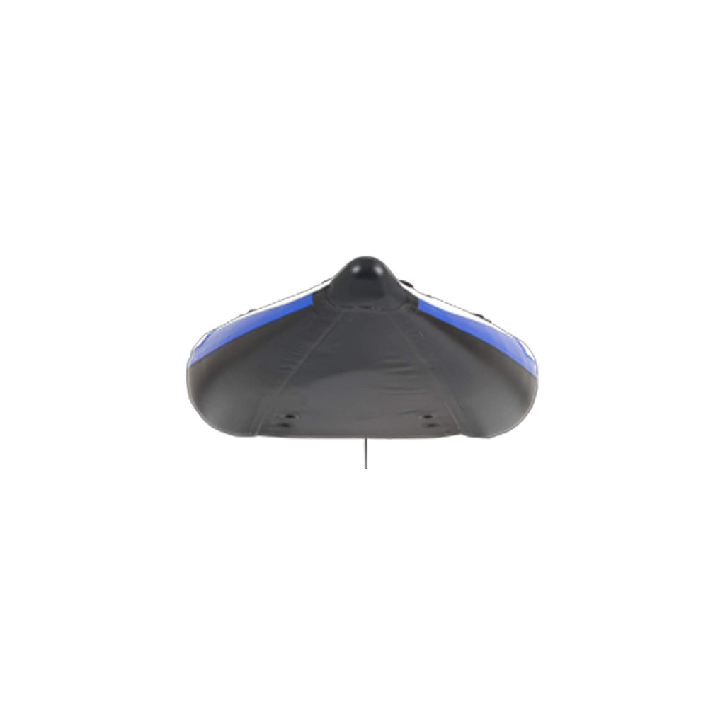 Front Of Inflatable Boat With Black And Blue Design On A White Background - Saksby Wholesale