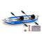Inflatable Kayak With Two Paddles, A Pump, And A Bag On A White Background - Saksby Wholesale