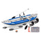 Inflatable Kayak Set With Paddles, Oars, And A Bag On A White Background - Saksby Wholesale