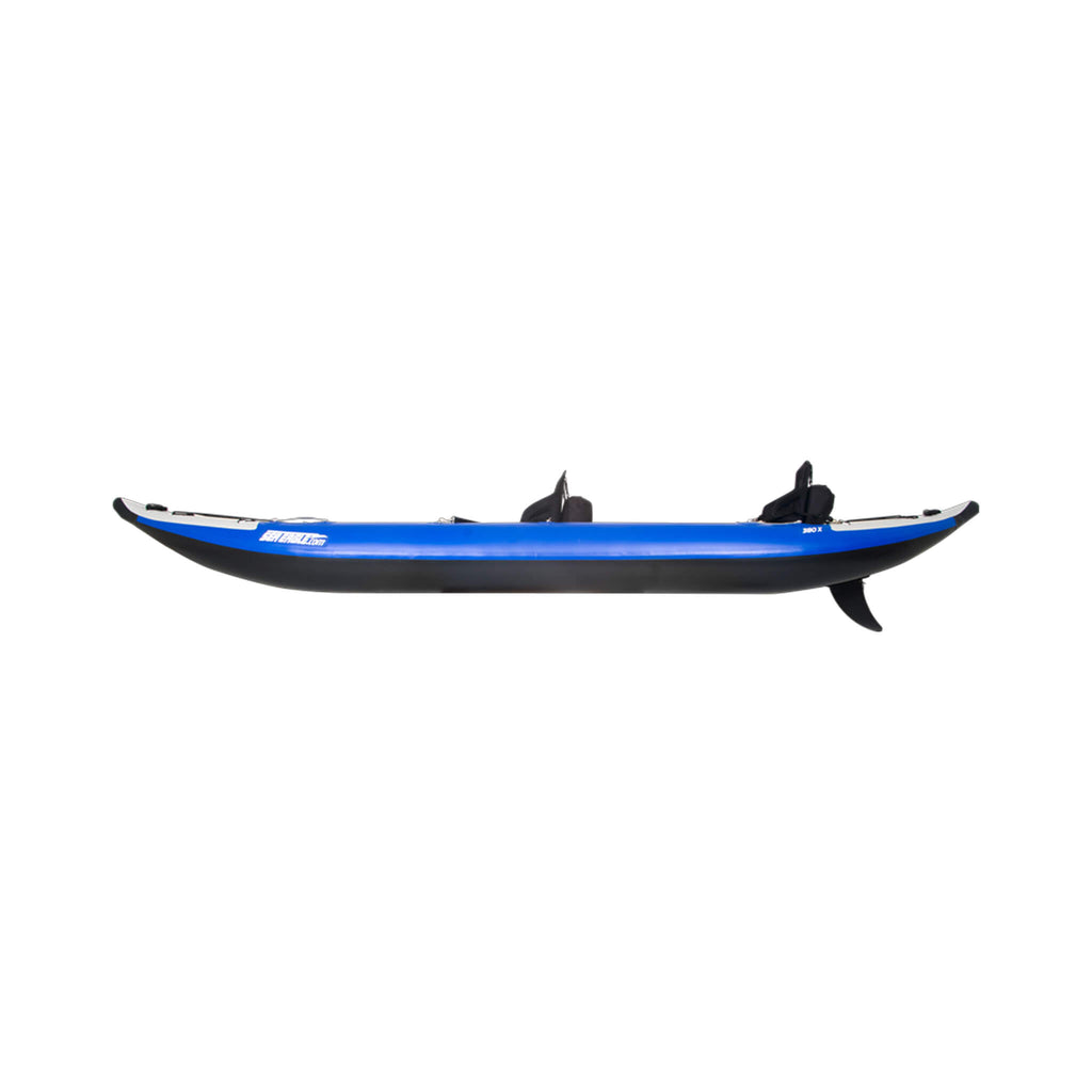 Blue And Black Kayak On A White Background - Saksby Wholesale