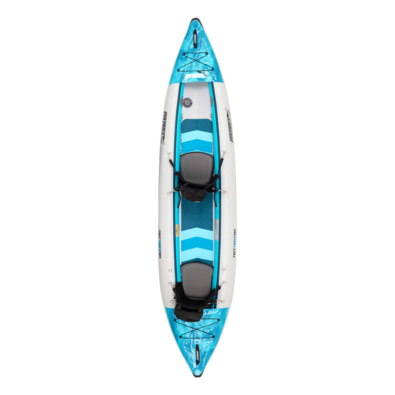 Sea Eagle 385 Fasttrack 1-3 Person Inflatable Touring Kayak, 12FT [385FT] (SAK25086) SAKSBY - Upper View