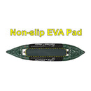 Sea Eagle 385FTA FastTrack 2 Persons Angler Inflatable Hunter Green Fishing Kayak, 12FT [385FTA] (SAK80139) SAKSBY - Non-slip Crocodile Hide EVA Foam Protective Floor Pad View