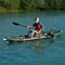 Sea Eagle 385FTA FastTrack 2 Persons Angler Inflatable Hunter Green Fishing Kayak, 12FT [385FTA] (SAK80139) SAKSBY - With Paddle View