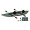 Sea Eagle 385FTA FastTrack 2-Persons Angler Inflatable Hunter Green Fishing Kayak 12ft 385FTA SAK80139 Saksby - Pro Angler Package