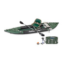 Sea Eagle 385FTA FastTrack 2 Persons Angler Inflatable Hunter Green Fishing Kayak, 12FT [385FTA] (SAK80139) SAKSBY - With Accessories View