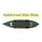 Sea Eagle 385FTA FastTrack 2 Persons Angler Inflatable Hunter Green Fishing Kayak, 12FT [385FTA] (SAK80139) SAKSBY - Reinforced Side Walls View