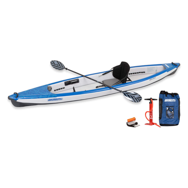 Sea Eagle 393RL RazorLite 1-Person Inflatable Lightweight Kayak With Adjustable Footrests (SAK13961)