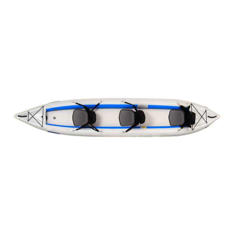 Sea Eagle 465 Fasttrack 1-3 Person UltraLight Weight Inflatable Touring  Kayak, 15FT [465FT] (SAK96507) SAKSBY - Top Left View