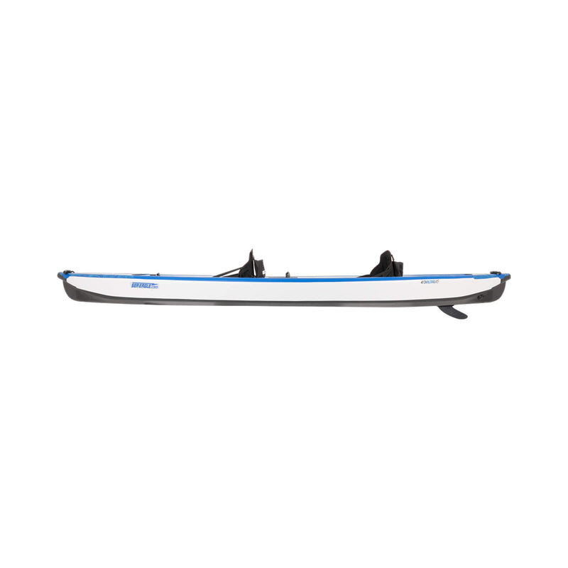 White Kayak With Blue Accents On A White Background - Saksby Wholesale