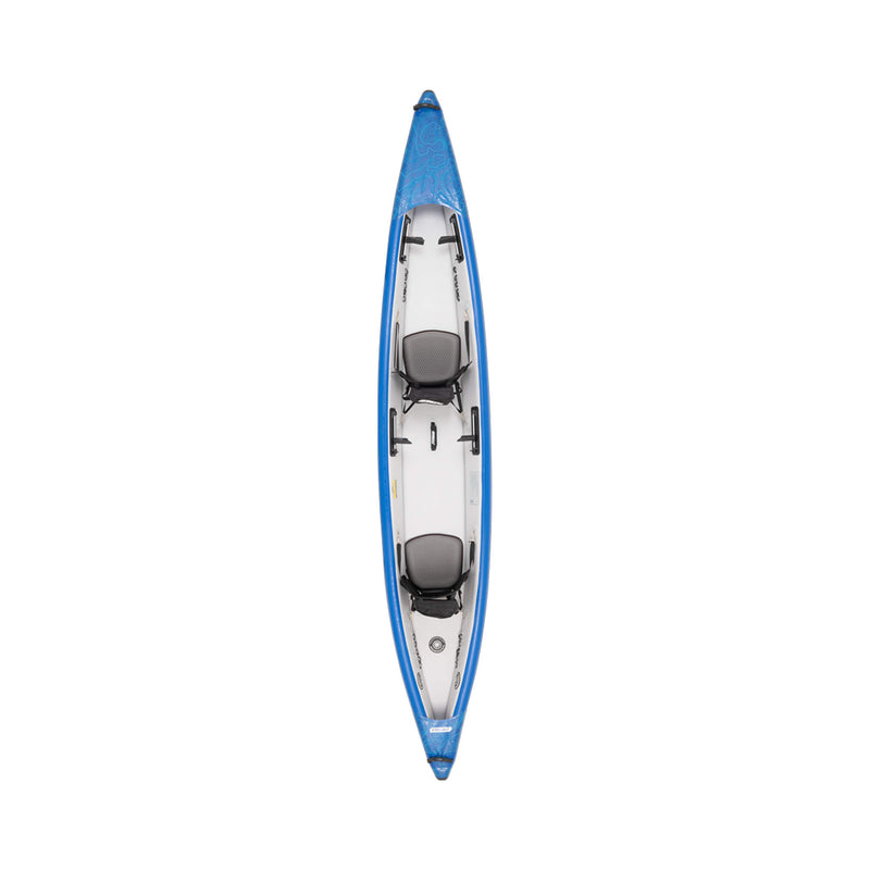 Blue And White Kayak On A White Background - Saksby Wholesale