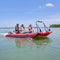 Sea Eagle Boats FastCat14 Catamaran Inflatable Boat 14ft SAK43210 Saksby - Front Right View With People Sitting