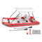 Sea Eagle Boats FastCat14 Catamaran Inflatable Boat 14ft SAK43210 Saksby - Swivel Seat Canopy Package