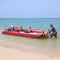 Sea Eagle Boats FastCat14 Catamaran Inflatable Boat 14ft SAK43210 Saksby - With Man Beside On Beach