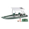 Sea Eagle Boats FSK16K FishSkiff Inflatable Fishing Boat 16ft SAK57351 - 50W Solar Boat Package
