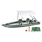 Sea Eagle Boats FSK16K FishSkiff Inflatable Fishing Boat 16ft SAK57351 - Honda Motor Canopy Package