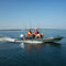 Sea Eagle Boats FSK16K FishSkiff Inflatable Fishing Boat 16ft SAK57351 - Lifestyle With 2 Men Riding