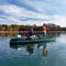 Sea Eagle Boats FSK16K FishSkiff Inflatable Fishing Boat 16ft SAK57351 - Lifestyle With Man And Women Fishing